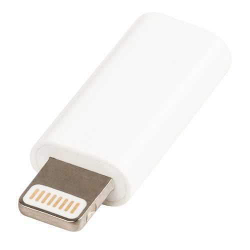 Adaptor iPhone Lightning tata - micro USB mama alb Valueline