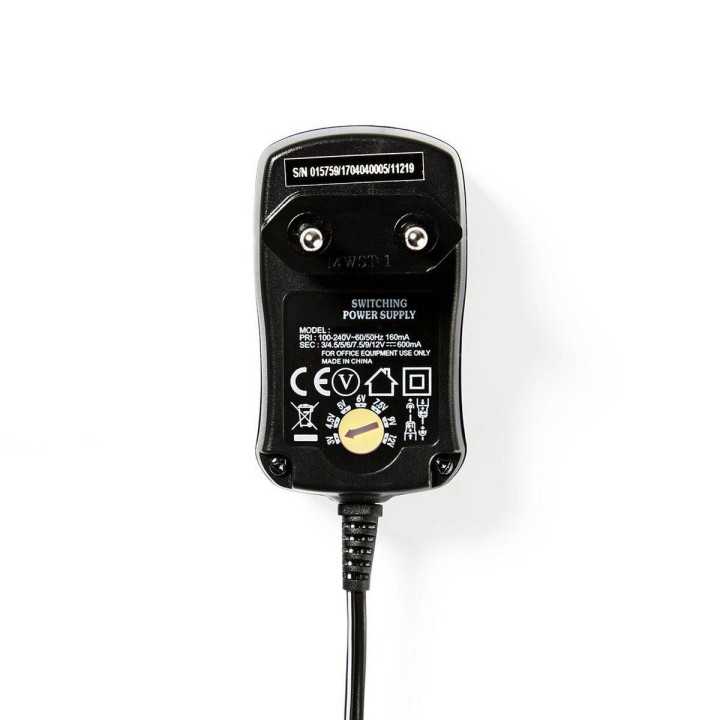 Alimentator universal in comutatie 600mA Nedis