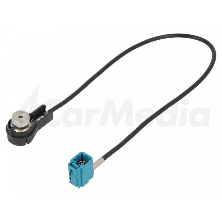 Cablu adaptor antena Fakra mama - mama ISO in unghi 0.25m VW 4CarMedia