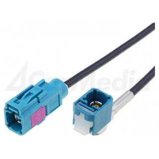 Cablu prelungitor 6m antena Fakra - Fakra in unghi mama - mama 4CarMedia