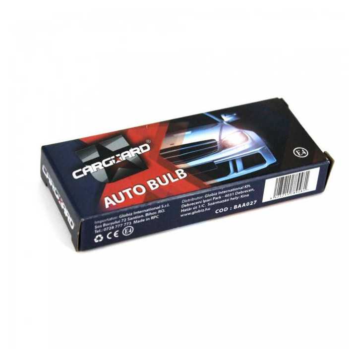Bec auto T8.5 BA9s 12V 3W 1buc Carguard