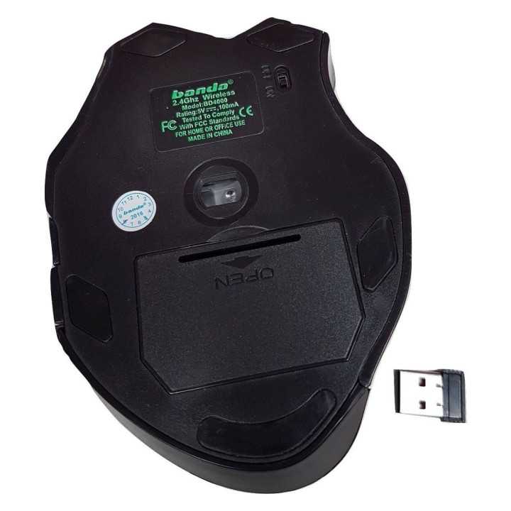 Mouse wireless BANDA BD4000 USB Gaming 2.4GHZ 2400DPI
