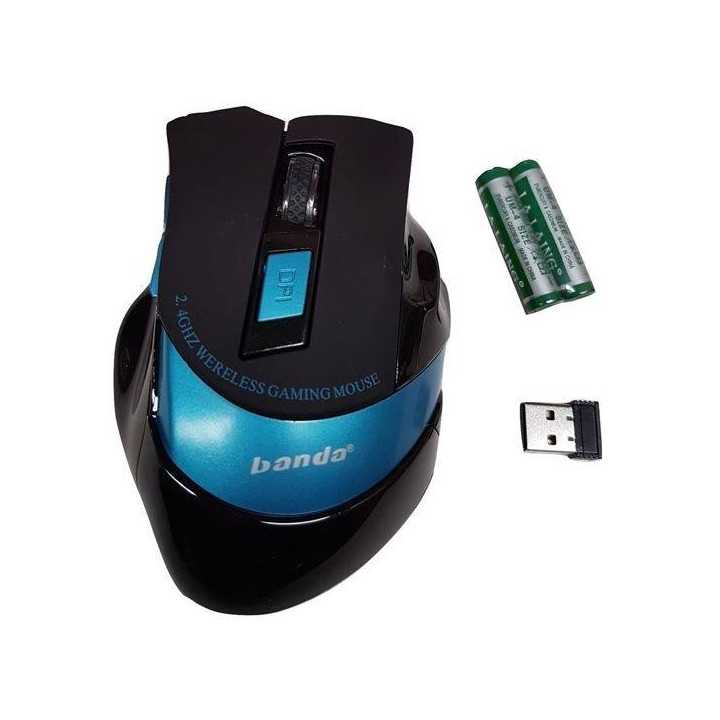 Mouse wireless BANDA BD4000 USB Gaming 2.4GHZ 2400DPI