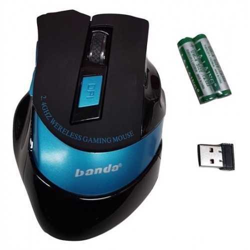 Mouse wireless BANDA BD4000 USB Gaming 2.4GHZ 2400DPI