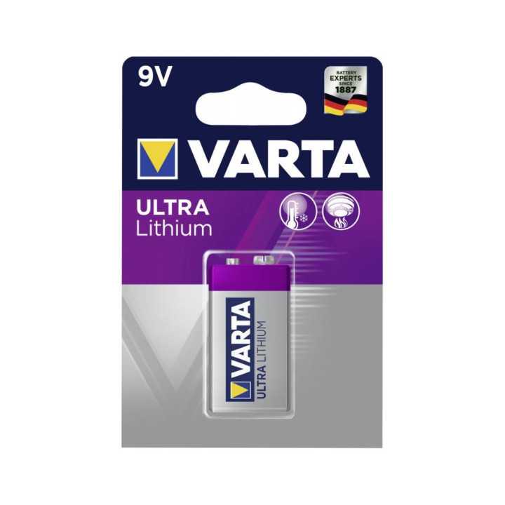Baterie litiu 9V Varta ULTRA Lithium 6122 Blister 1buc