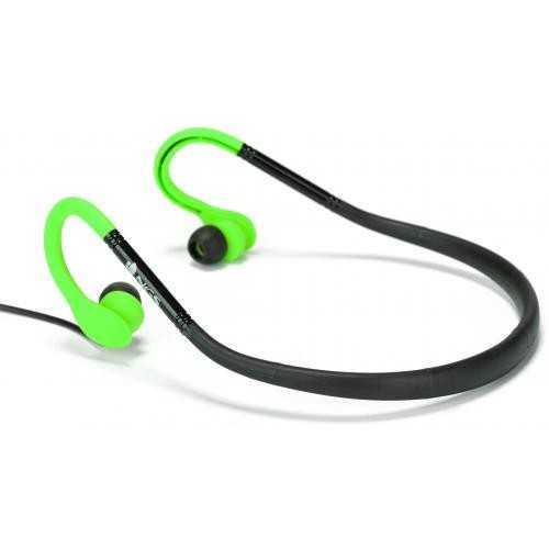 Casca stereo in ureche 3.5mm Cougar verde/negru rezistenta la apa NGS