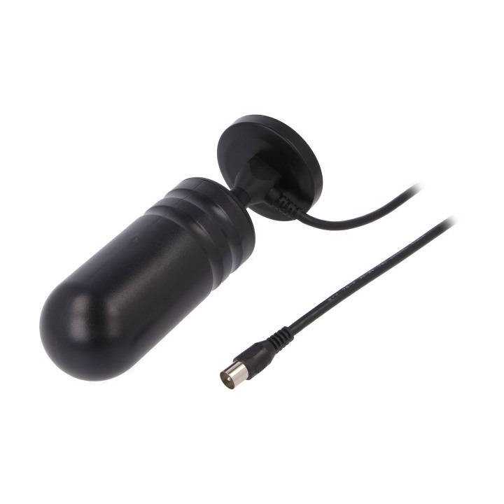 Antena DAB DVB-T 30dBi Montare magnet 75ohm tata IEC -30/85C SR PASSIVES