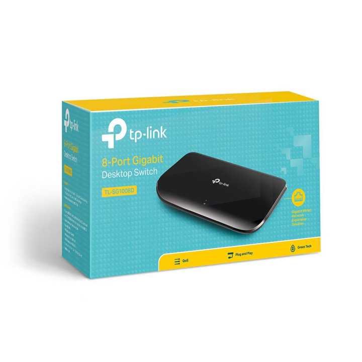 Switch internet 8 porturi 10/100/1000Mbps TL-SG1008D TP-Link
