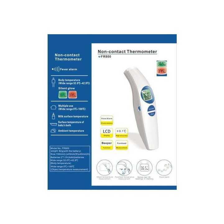 Termometru digital infrarosu mode 32-42.9C si 0-100C FR850 JIACOM