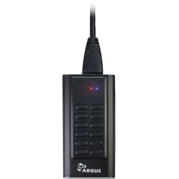 Rack HDD Inter-Tech Argus Data Protector GD-MSLK01 cu criptare USB 3.0 2.5inch negru