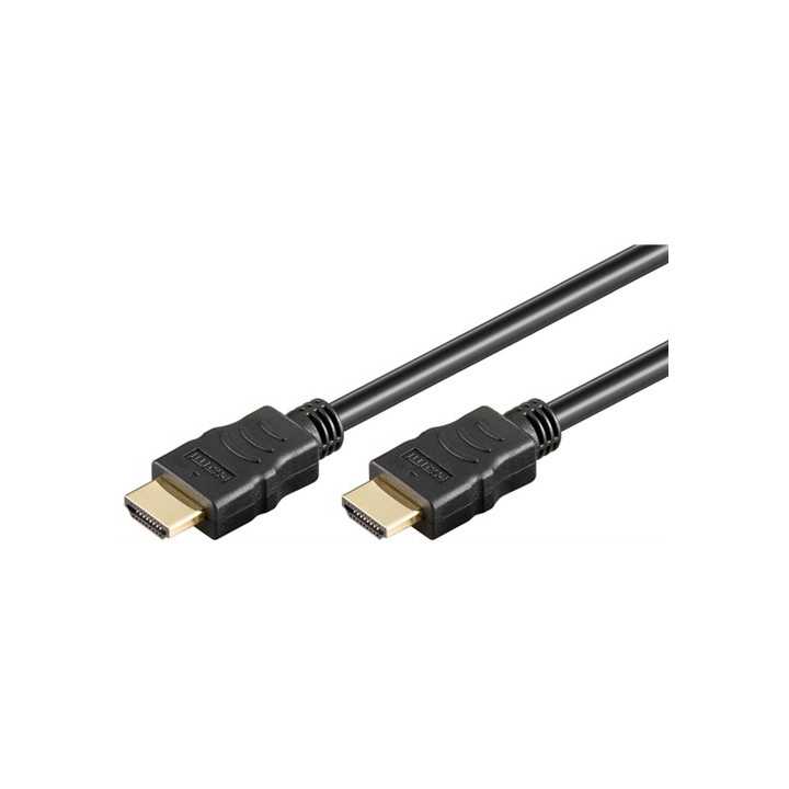 Cablu HDMI2.0v cu ethernet 19p tata - HDMI 19p tata aurit OFC 1m WELL