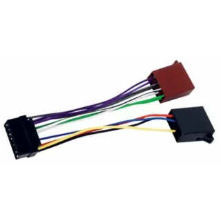 Cablu ISO pentru conectare player auto JVC 16p 12 conectori Well