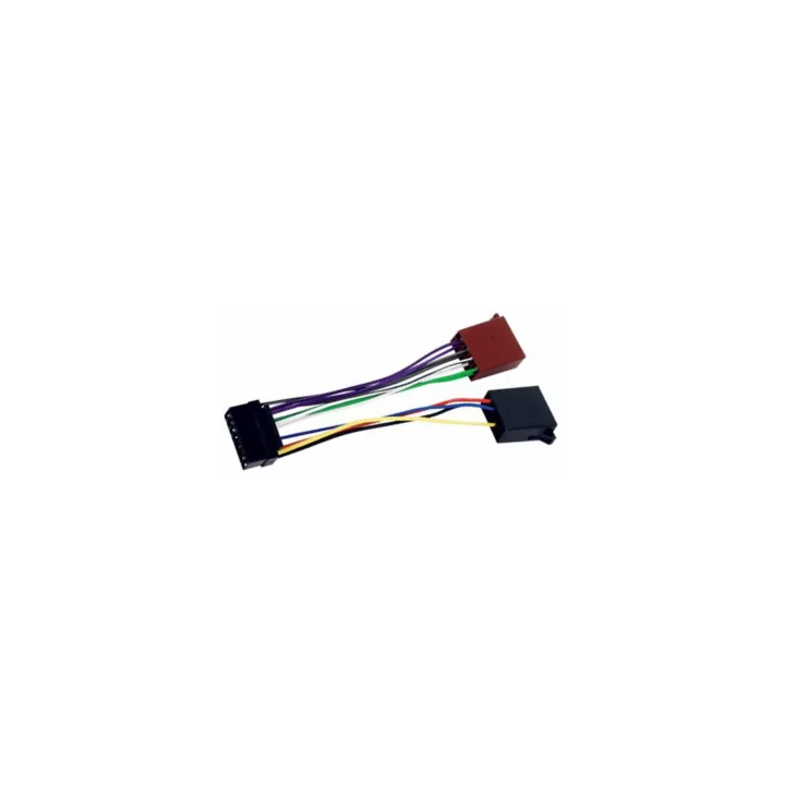 Cablu ISO pentru conectare player auto JVC 16p 12 conectori Well
