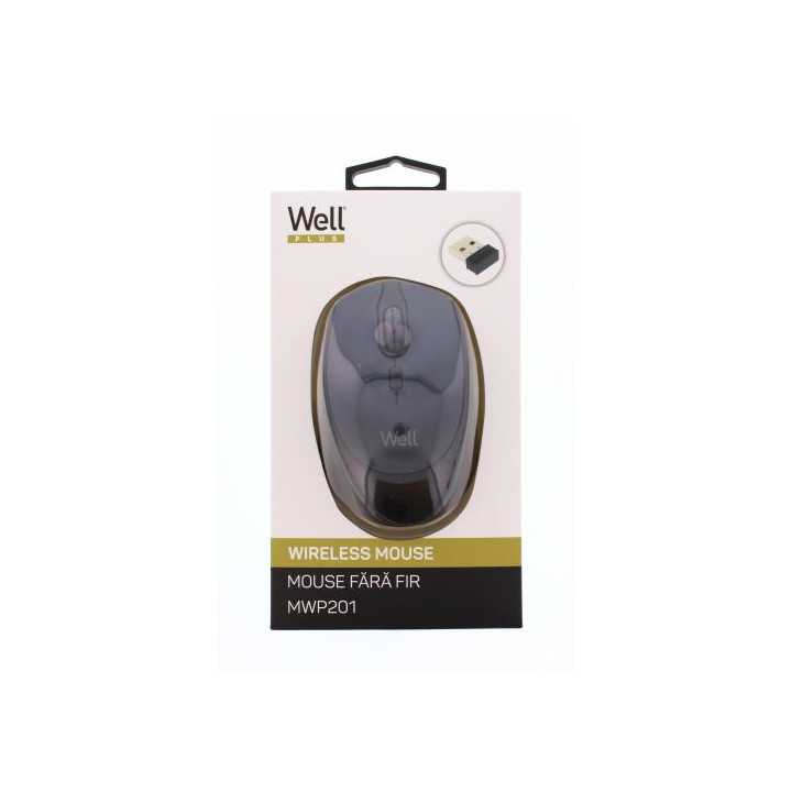 Mouse wireless Well MWP201 negru