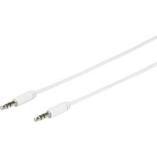 Cablu mini JACK 3.5 mm tata tata 2m alb eSTUFF