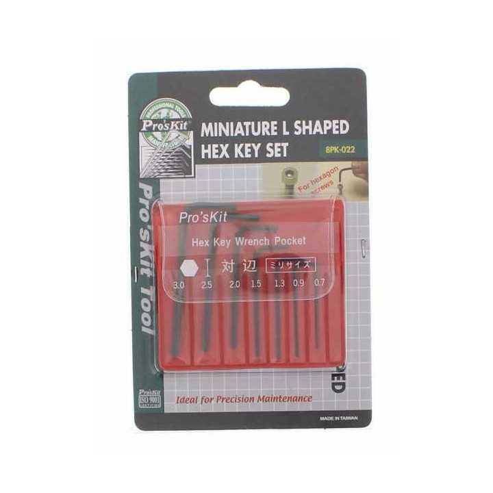 Mini set chei hexagonale L Pro`sKit