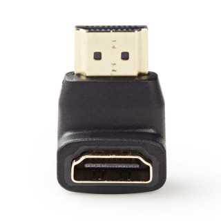 Adaptor HDMI tata in unghi conector 90 grade - intrare mama HDMI Nedis