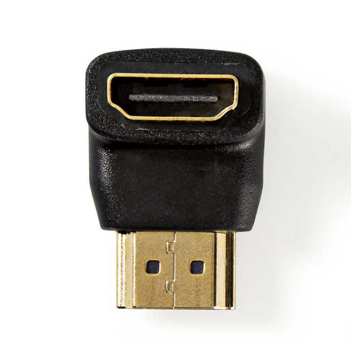Adaptor HDMI tata in unghi conector 90 grade - intrare mama HDMI Nedis