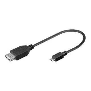 Cablu adaptor USB A mama la micro USB tata OTG Goobay