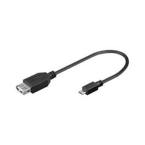 Cablu adaptor USB A mama la micro USB tata OTG Goobay