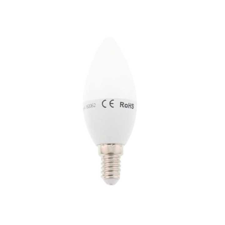 Bec LED lumanare E14 3W 230V lumina calda Well