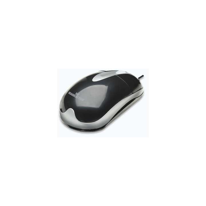 Mouse optic USB 1000dpi negru 177016 Manhattan