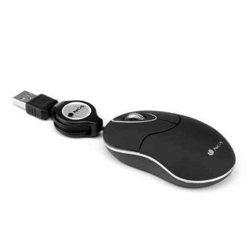 Mouse USB 1000dpi negru NGS SINBK