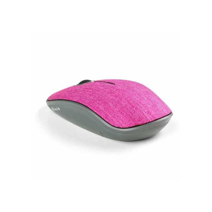 Mouse wireless Evo Denim roz 1200dpi NGS