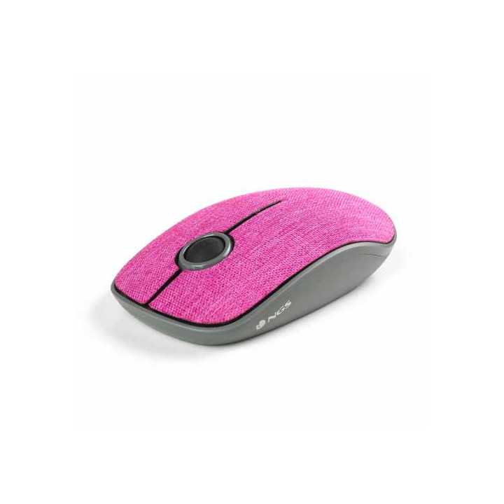 Mouse wireless Evo Denim roz 1200dpi NGS