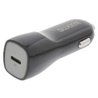 Incarcator auto USB Type C 3A negru Sweex