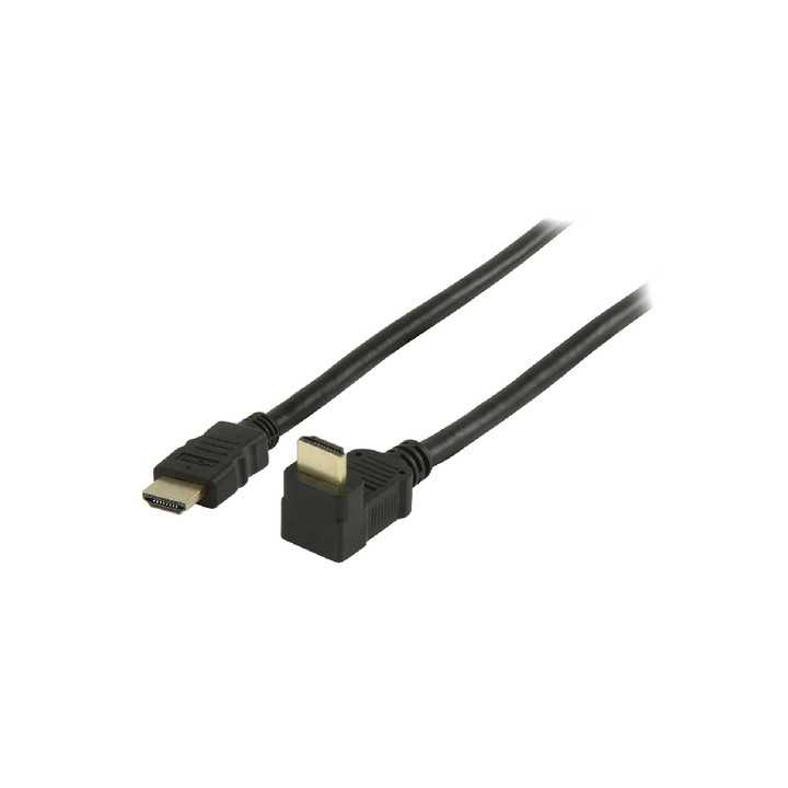 Cablu HDMI 90 grade cu functie Ethernet 5m VALUELINE