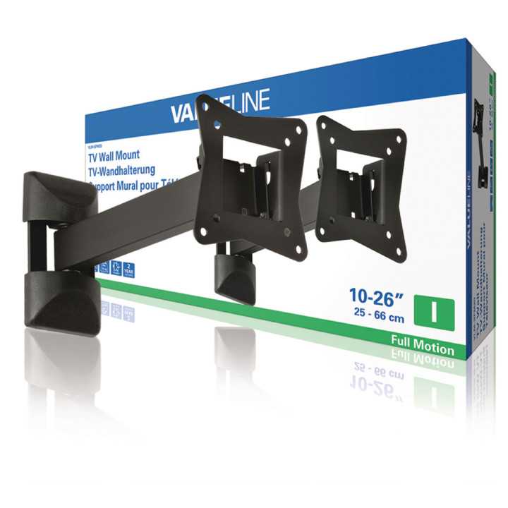 Suport TV de fixare pe perete 10-26" 25-66cm 15kg VALUELINE