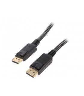 Cablu DisplayPort 1.2v DisplayPort mufa din ambele parti 3m EDNET 84501