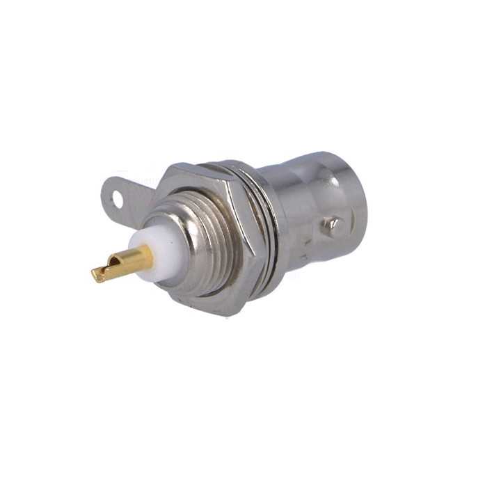 Mufa BNC mama lipire montare pe panou teflon NINIGI BNC-006-T