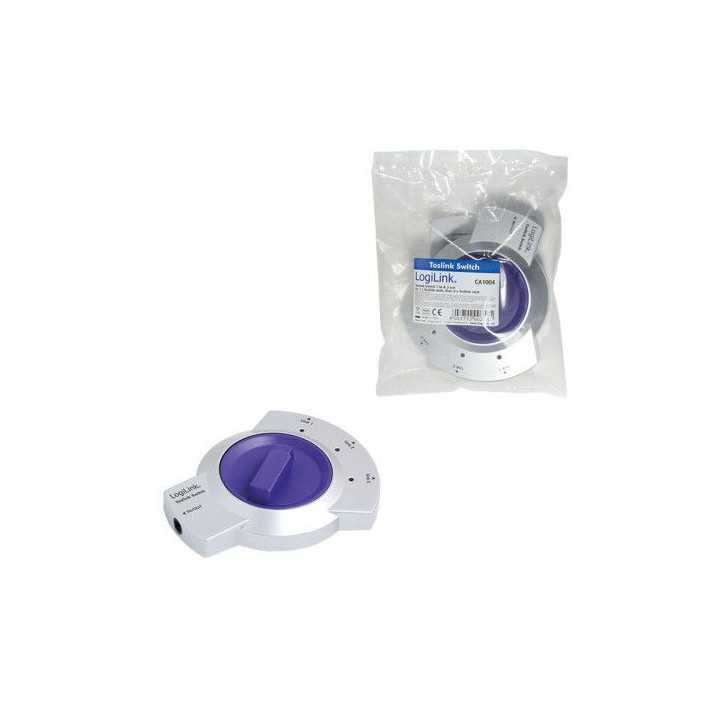 Switch Toslink mufa tata - Toslink soclu mama x3 LOGILINK CA1004