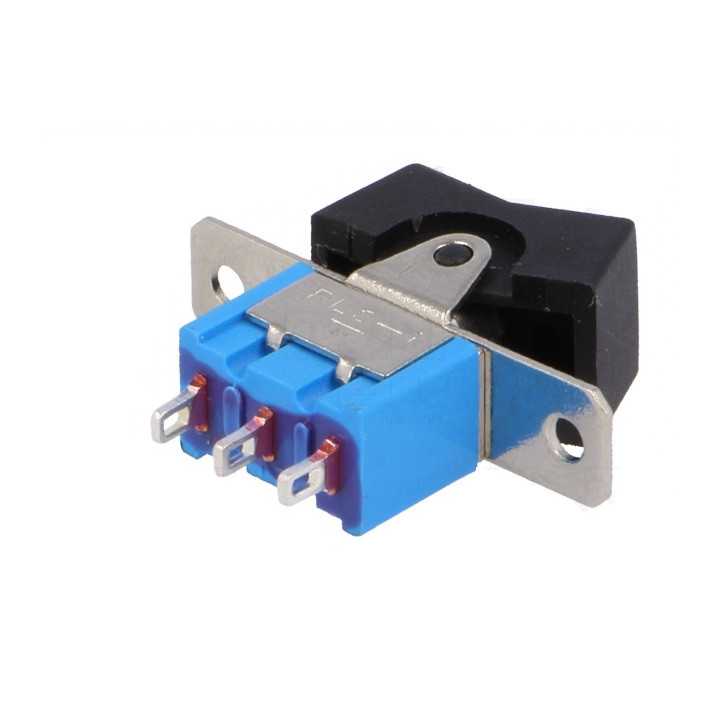 Intrerupator ROCKER SP3T 3 pozitii ON-OFF-ON cu retinere 3A 250VAC 20mOhm NINIGI RSL-103A1