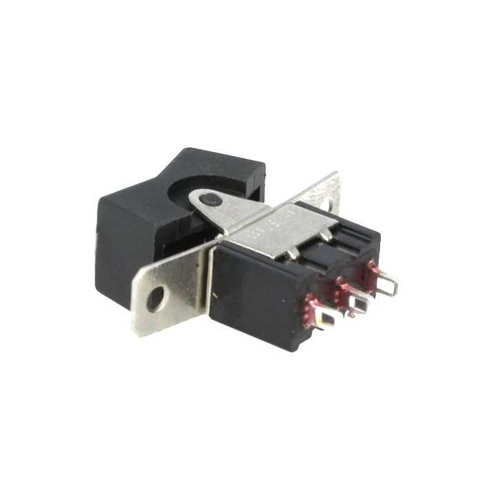 Intrerupator ROCKER SP3T Pozitii 3 (ON)-OFF-(ON) fara retinere 3A 250VAC 20mOhm NINIGI RSL-123A1