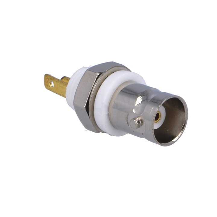 Mufa Soclu BNC mama cu izolatie drept lipire pt montare pe panou