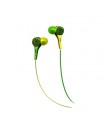 Casca in ureche 3.5 mm verde cu galben Audio Wild Maxell