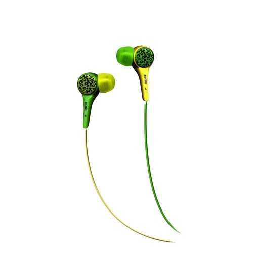 Casca in ureche 3.5mm verde cu galben Audio Wild Maxell