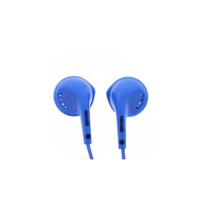 Casca in ureche 3.5mm albastru EB95 cu microfon Maxell