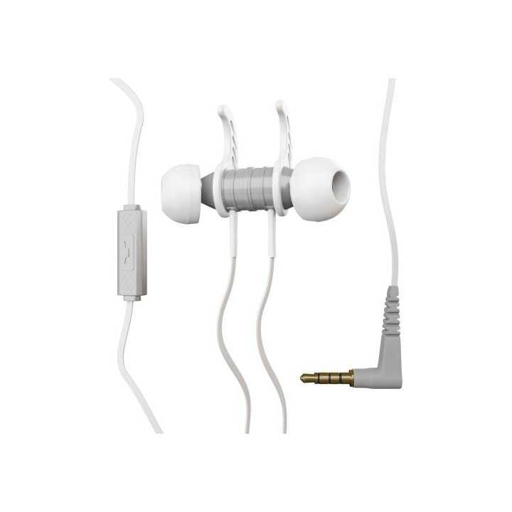 Casti cu fir in-ear 3.5mm alb-gri Magneto Maxell