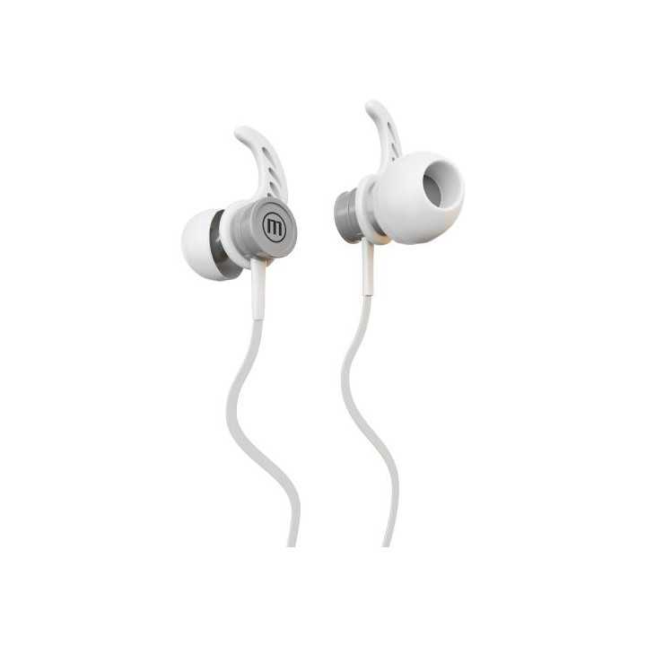 Casti cu fir in-ear 3.5mm alb-gri Magneto Maxell