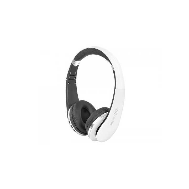 Casti Bluetooth cu microfon DJ 1200 albe Trevi