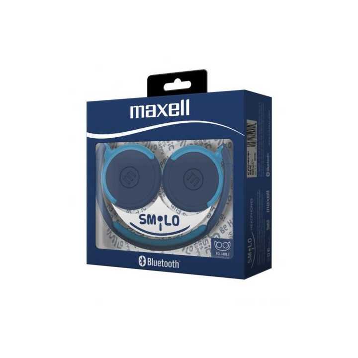 Casti bluetooth Smilo albastre Maxell