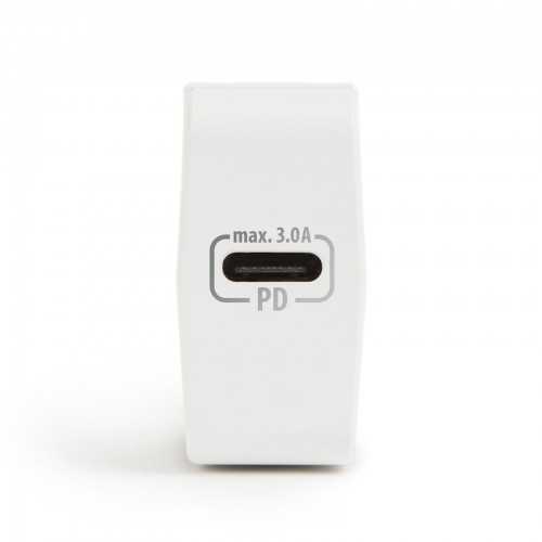 Incarcator QuickCharge 3.0 de retea USB Type C PD 18W cu incarcare rapida alb delight