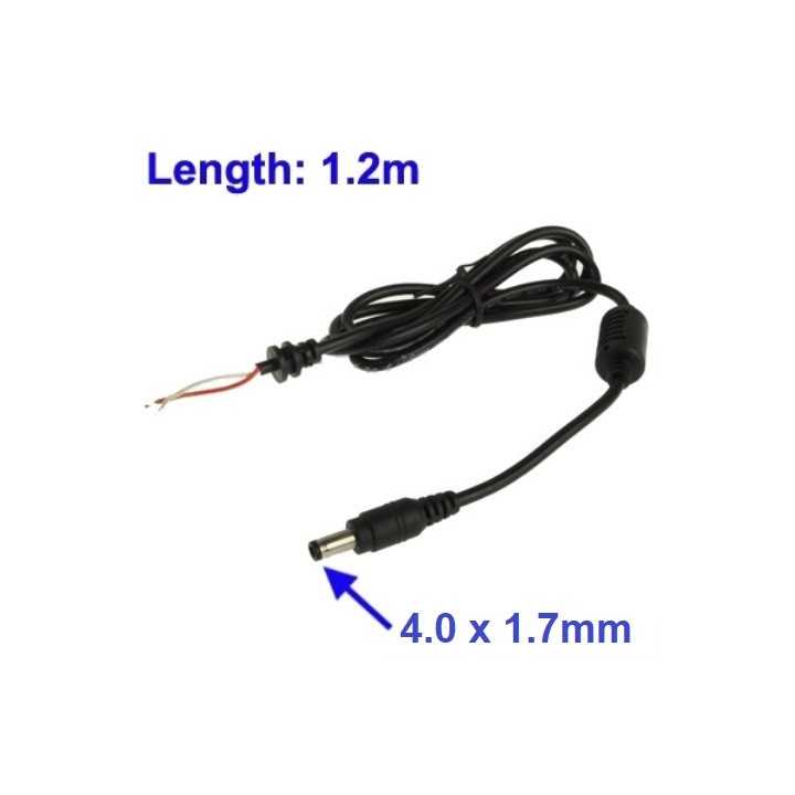 Cablu de alimentare 1.5m 90W mufa 4.0x1.7mm