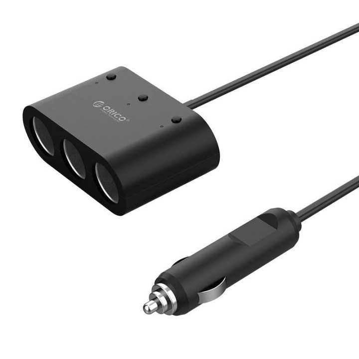 Incarcator auto Orico MP-2U3S 3 port-uri negru