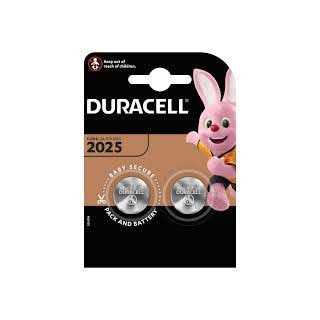 Set Baterii DURACELL CR2025 3V LITIU 20x2.5mm 2buc