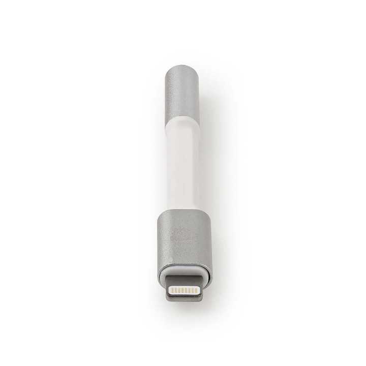 Adaptor iPhone Apple Lightning 8-Pin tata la Jack 3.5mm mama 0.15m gri Nedis